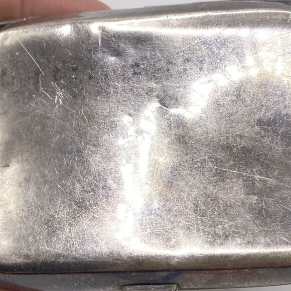 WILLIAM HENRY SPARROW STERLING SILVER CURVED CIGARETTE CASE Engraved - Picture 8 of 16